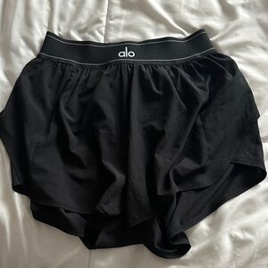 ALO Yoga Women's Athletic Black Shorts NEVER WORN